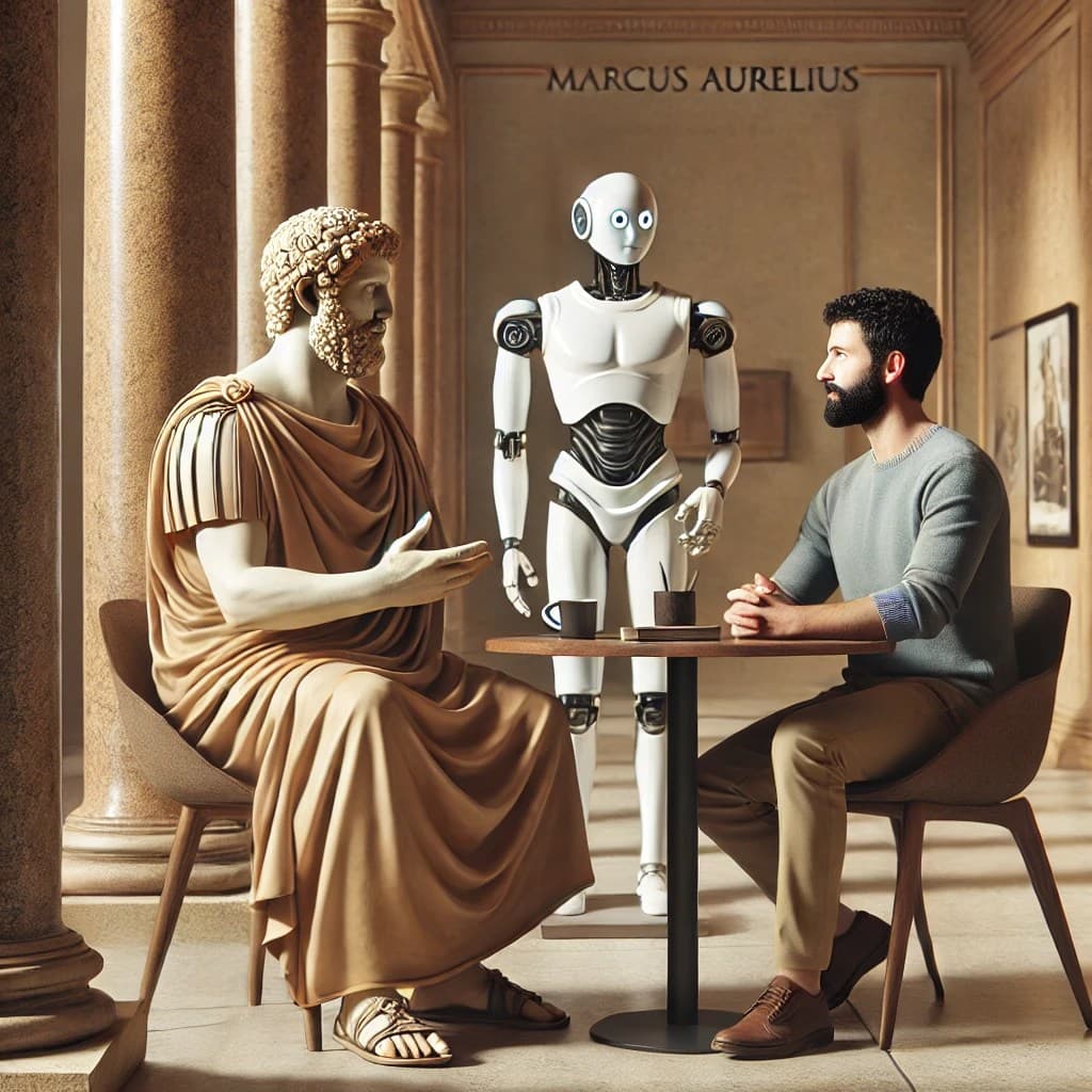 Ancient Wisdom, Modern Voice – Conversations with Marcus Aurelius & Friends
